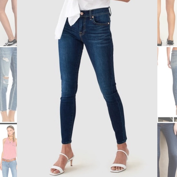7 For All Mankind Denim - 7 for all mankind High Waist Skinny Jeans B(air)